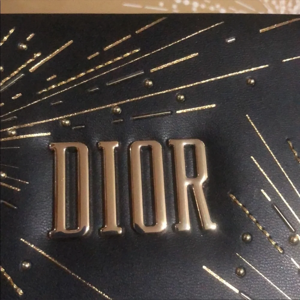 Dior Black and Gold Wallet
